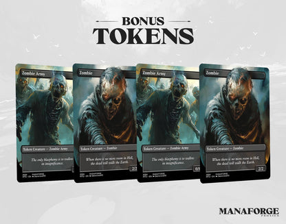 Rakdos, the Defiler Commander Deck – 100 Card Custom Art MTG EDH Proxy Deck & Bonus Tokens for Epic Gameplay