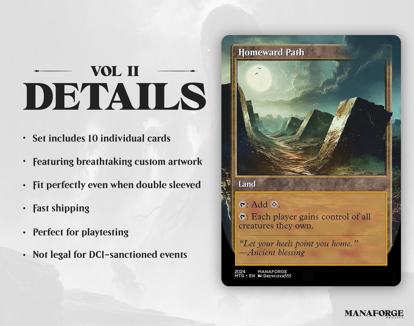 Modern Retro Utility Lands Vol II | Custom Full Art MTG Proxies for Commander & Collectors | Unique Game Accessories