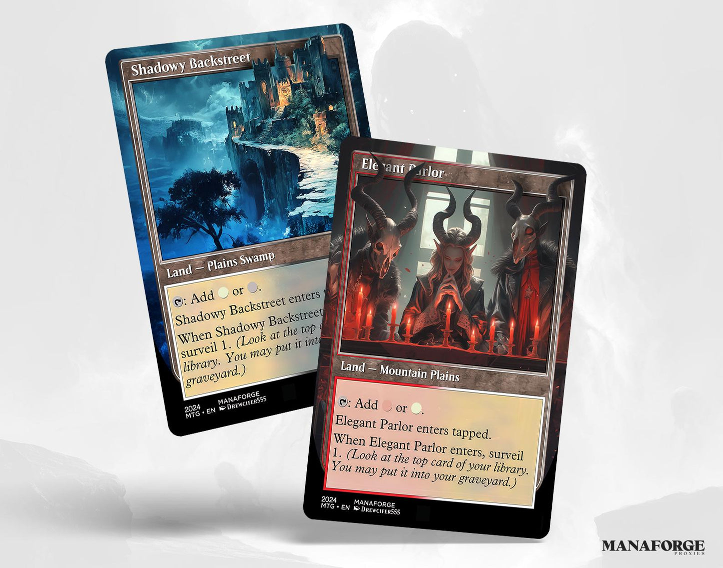 Modern Retro Surveil Lands – Volume I | Full Art MTG Proxies for Commander & Casual Play