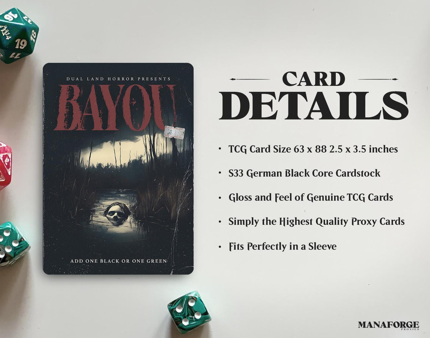 MTG Vintage Horror Novels Dual Lands Bundle | Full Art Custom Magic the Gathering Proxies Volume Two