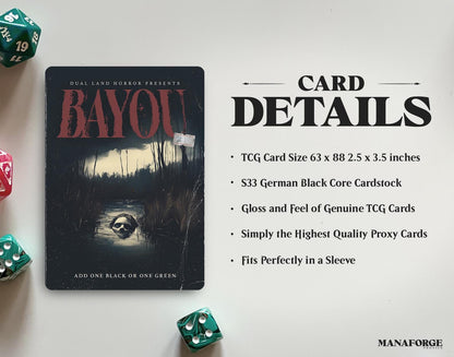 MTG Vintage Horror Novels Dual Lands Bundle | Full Art Custom Magic the Gathering Proxies Volume Two