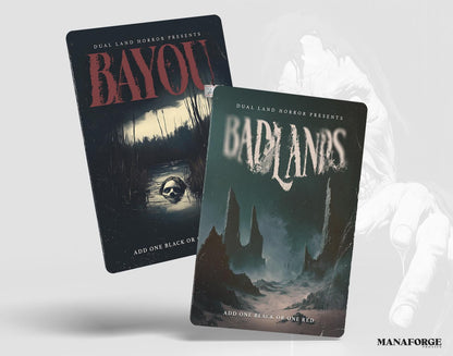 MTG Vintage Horror Novels Dual Lands Bundle | Full Art Custom Magic the Gathering Proxies Volume Two