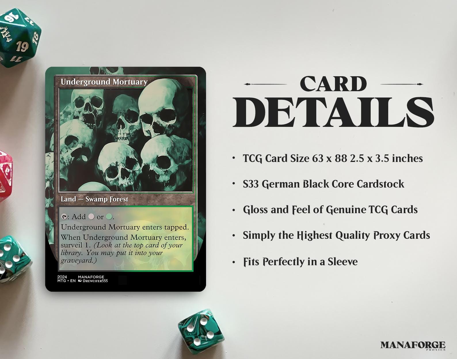 Modern Retro Surveil Lands – Volume I | Full Art MTG Proxies for Commander & Casual Play