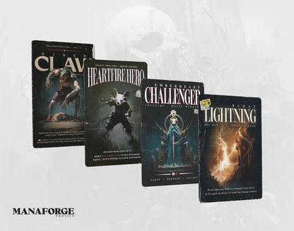 Vintage Horror Novels Volume II – Custom Horror-Inspired MTG Proxy Deck | 60-Card Mono-Red Prowess Magic Cards