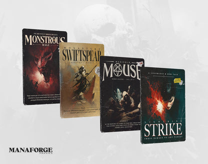 Vintage Horror Novels Volume II – Custom Horror-Inspired MTG Proxy Deck | 60-Card Mono-Red Prowess Magic Cards