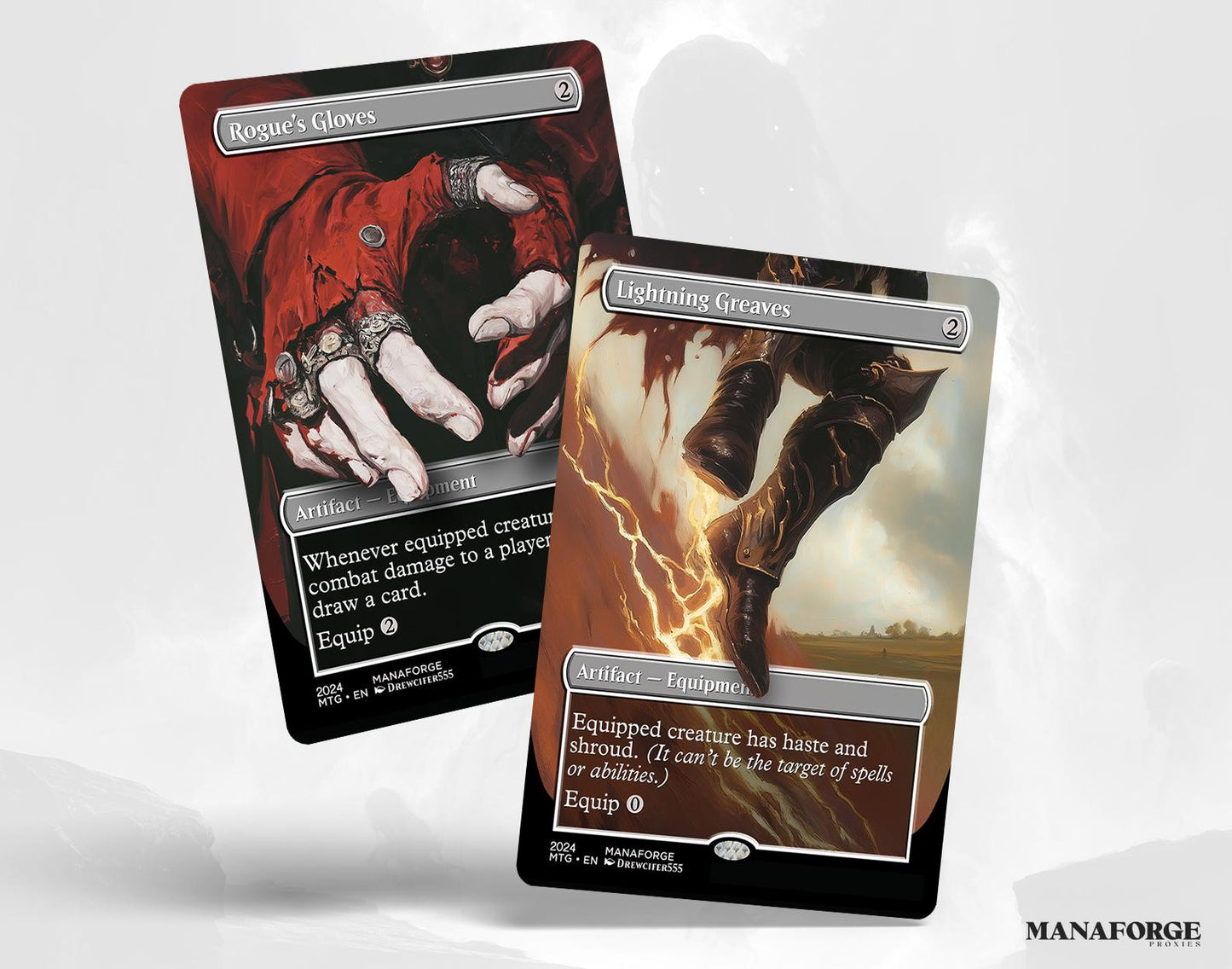 Utility Artifacts Borderless Staples Vol I – Full Art MTG Proxies for Commander & Casual Play | Quality Cards