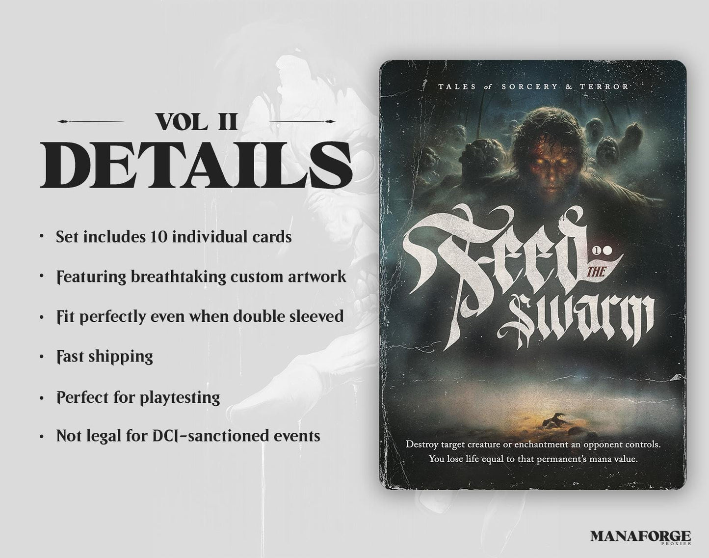 Rakdos Staples Vintage Horror Novels Volume II | Full Art MTG Proxies for Commander & Casual Play