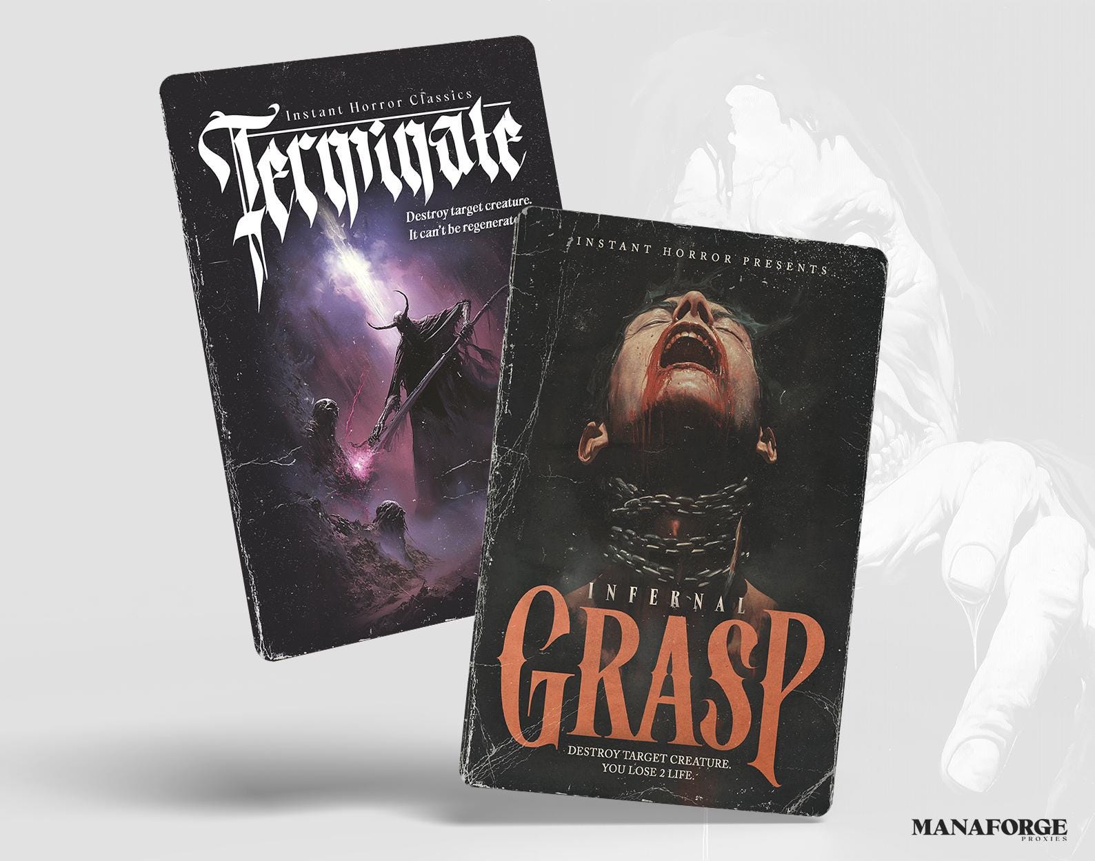 Rakdos Staples Vintage Horror Novels Volume II | Full Art MTG Proxies for Commander & Casual Play