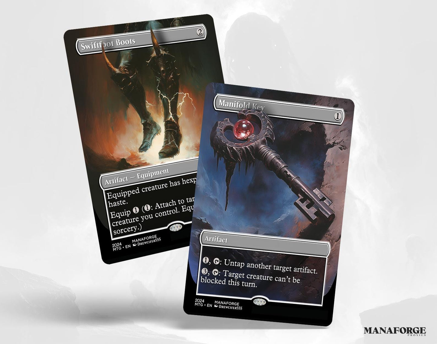 Utility Artifacts Borderless Staples Vol I – Full Art MTG Proxies for Commander & Casual Play | Quality Cards