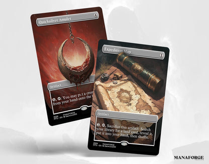 Utility Artifacts Borderless Staples Vol I – Full Art MTG Proxies for Commander & Casual Play | Quality Cards