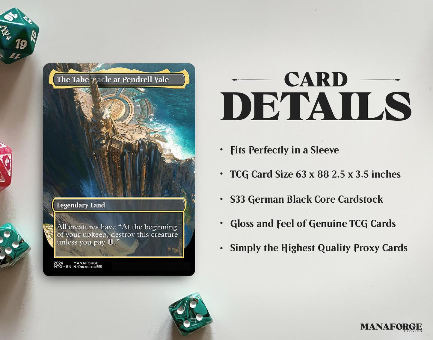 The Vault: Lands | Volume One – Iconic MTG Proxy Collection Featuring Gaea’s Cradle, Tolarian Academy & More