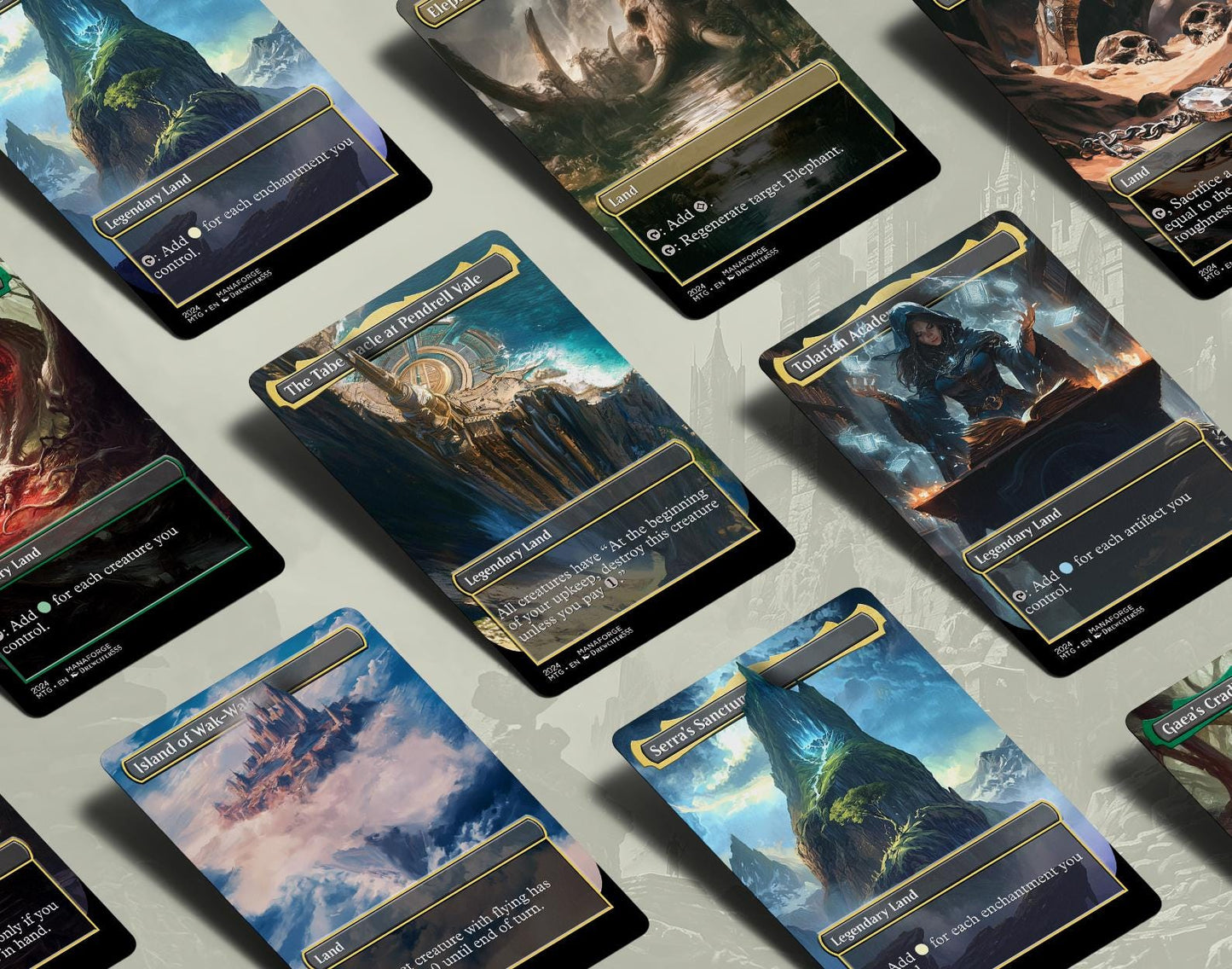 The Vault: Lands | Volume One – Iconic MTG Proxy Collection Featuring Gaea’s Cradle, Tolarian Academy & More