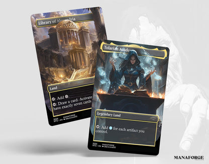 The Vault: Lands | Volume One – Iconic MTG Proxy Collection Featuring Gaea’s Cradle, Tolarian Academy & More