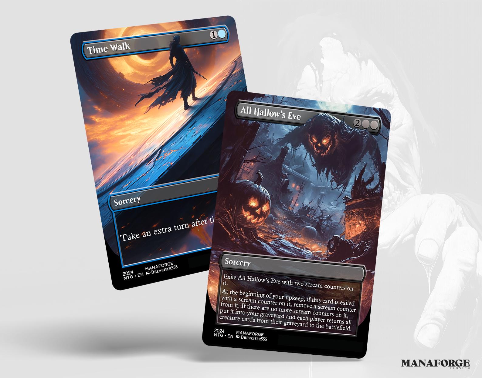 The Vault: Spells | Volume One – Iconic MTG Proxy Collection Featuring Time Walk, Ancestral Recall & More
