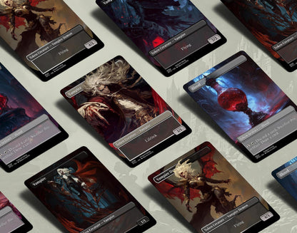 Vampires & Blood Double-Sided Tokens Bundle | Custom MTG Proxies for Commander and Casual Play