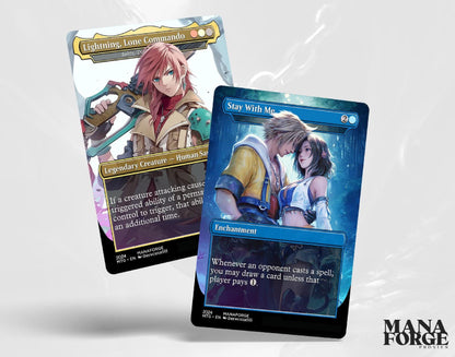 Final Fantasy MTG Proxy Set Vol. 3 | Heroes – Cloud Strife, Sephiroth, Lightning & More Commander Staples