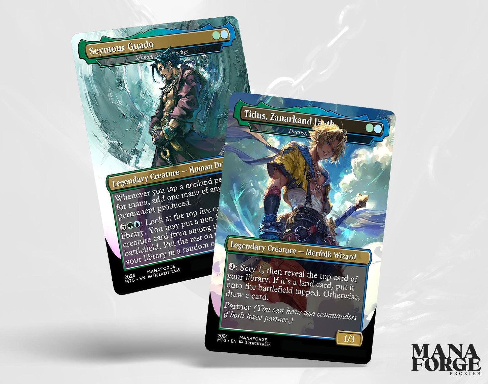 Final Fantasy MTG Proxy Set Vol. 3 | Heroes – Cloud Strife, Sephiroth, Lightning & More Commander Staples