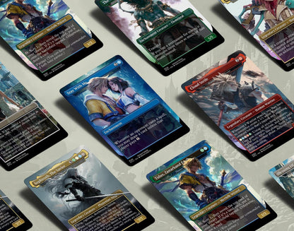Final Fantasy MTG Proxy Set Vol. 3 | Heroes – Cloud Strife, Sephiroth, Lightning & More Commander Staples