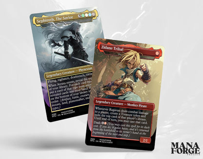 Final Fantasy MTG Proxy Set Vol. 3 | Heroes – Cloud Strife, Sephiroth, Lightning & More Commander Staples