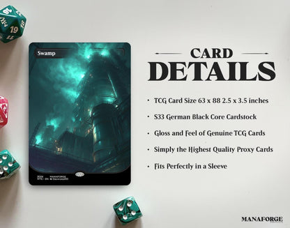 Final Fantasy Basic Lands – Volume One | 20‑Card Full‑Art MTG Proxy Set (Plains, Island, Swamp, Mountain, Forest)