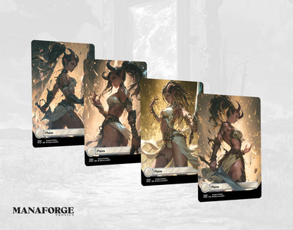 Demon Dolls Waifu Basic Lands – Vol V | 20-Card Full-Art Anime MTG Proxy Set (Plains • Island • Swamp • Mountain • Forest)