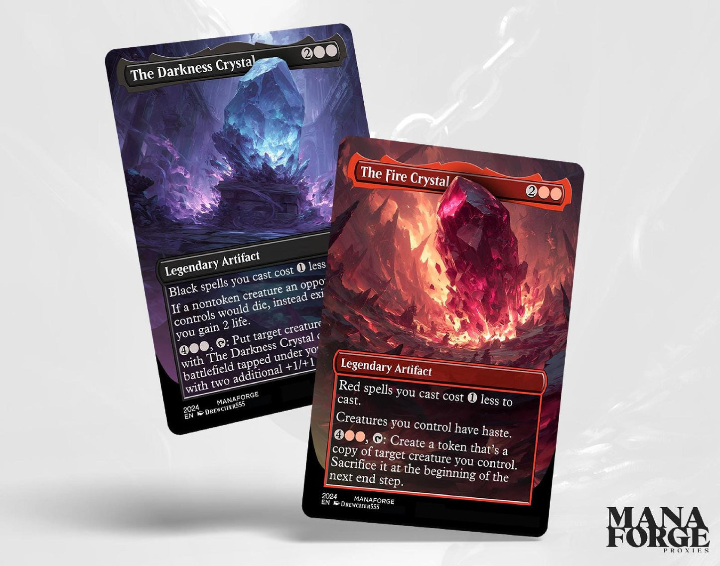 Final Fantasy Borderless Staples – Volume II | Foil & Non-Foil Full-Art MTG Proxy Set – Sephiroth, Yuna, and Ultima