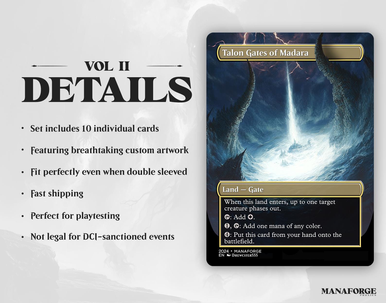 Borderless Utility Lands – Volume II | 10-Card Full-Art MTG Proxy Bundle – Inventor’s Fair, Command Beacon