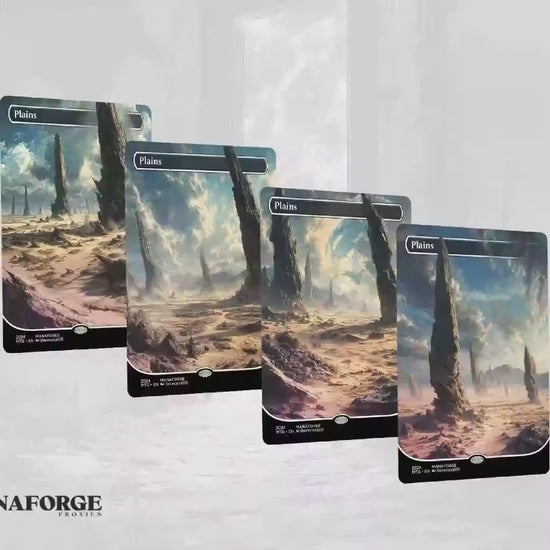 Final Fantasy Basic Lands Volume I | 20‑Card Full‑Art MTG Proxy Set (Plains, Island, Swamp, Mountain, Forest)