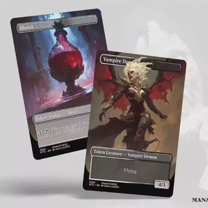Vampires & Blood Double-Sided Tokens Bundle | Custom MTG Proxies for Commander and Casual Play