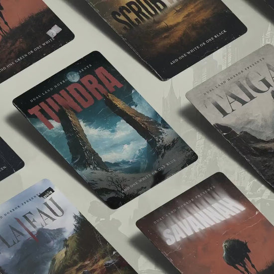 MTG Vintage Horror Novels Dual Lands Bundle | Full Art Custom Magic the Gathering Proxies Volume Two