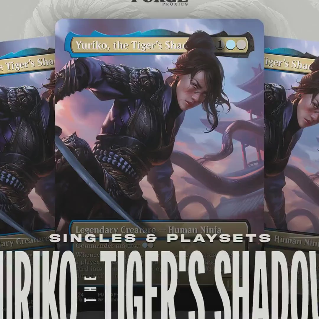 Yuriko, The Tiger's Shadow #01 Foil by KG – Art personnalisé alternatif Créature légendaire MTG Yuriko, The Tiger's Shadow #01 Foil by KG – Art personnalisé alternatif Créature légendaire MTG