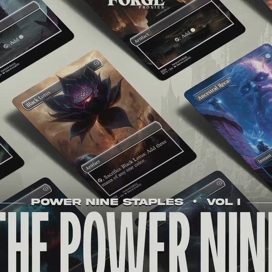 Power 9 Full Art Borderless MTG Proxies | Iconic Magic Cards Set | Custom Magic the Gathering Cards