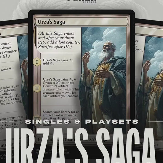 Urza's Saga Proxy – Custom Art MTG Card for Commander | Singles or Playset Options Available